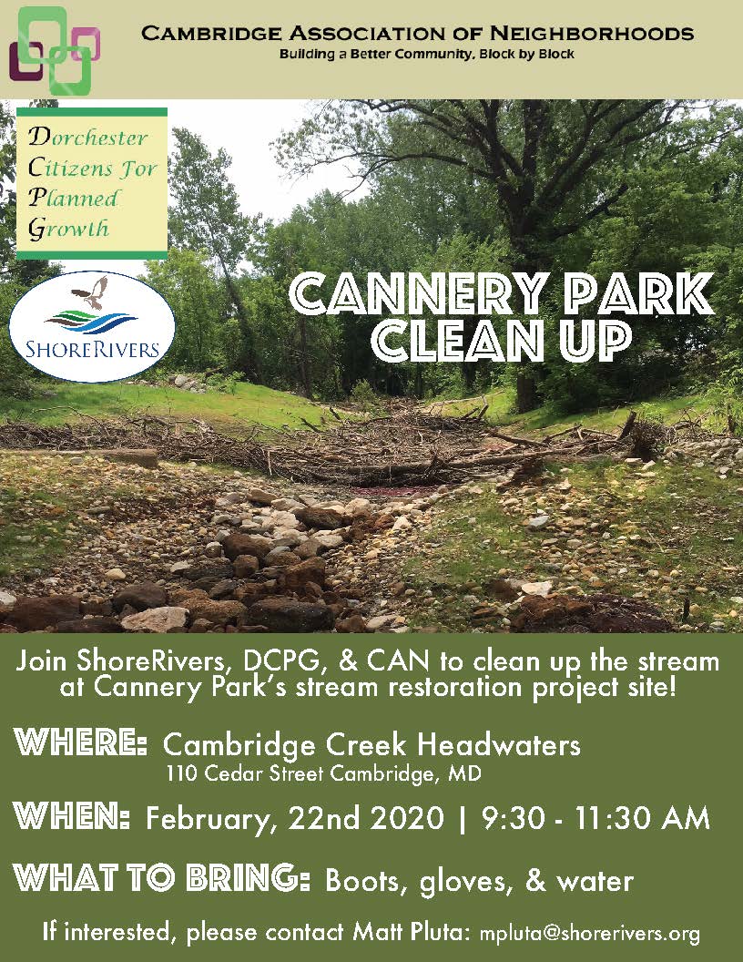 Cannery Park Cleanup 2020