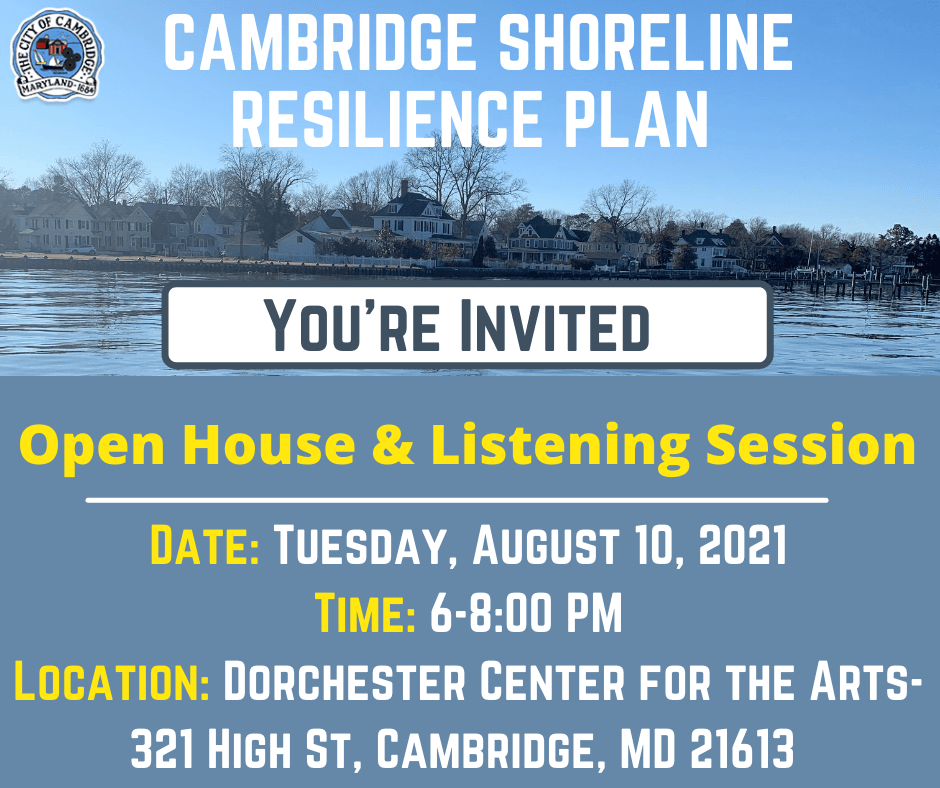 Cambridge Shoreline Resilience Plan FB Invite