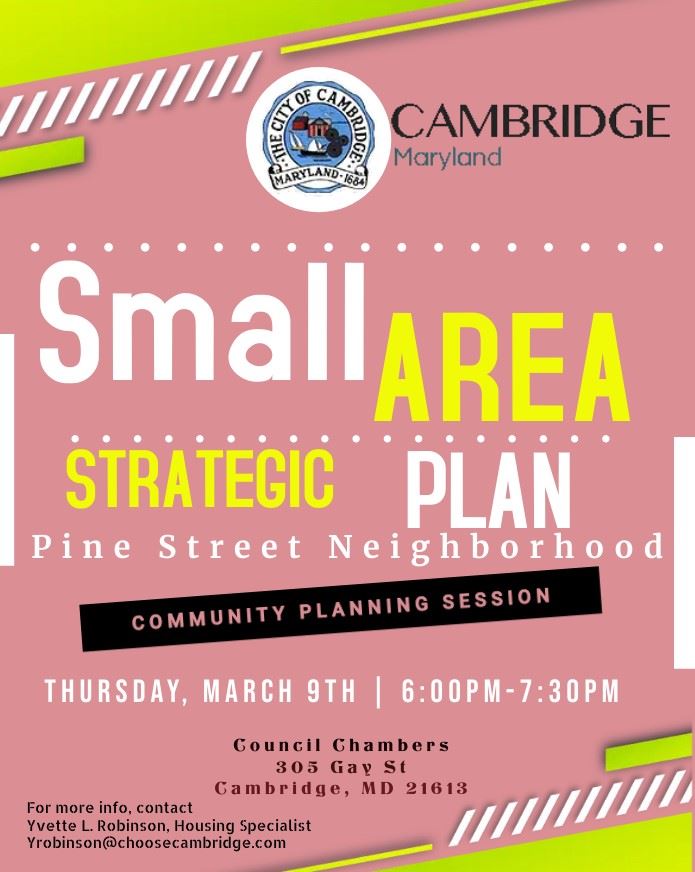 Small Area Plan Community Meeting 3.9.23