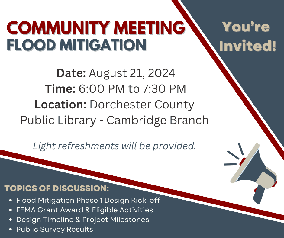 Cambridge Flood Mitigation Public Meeting 