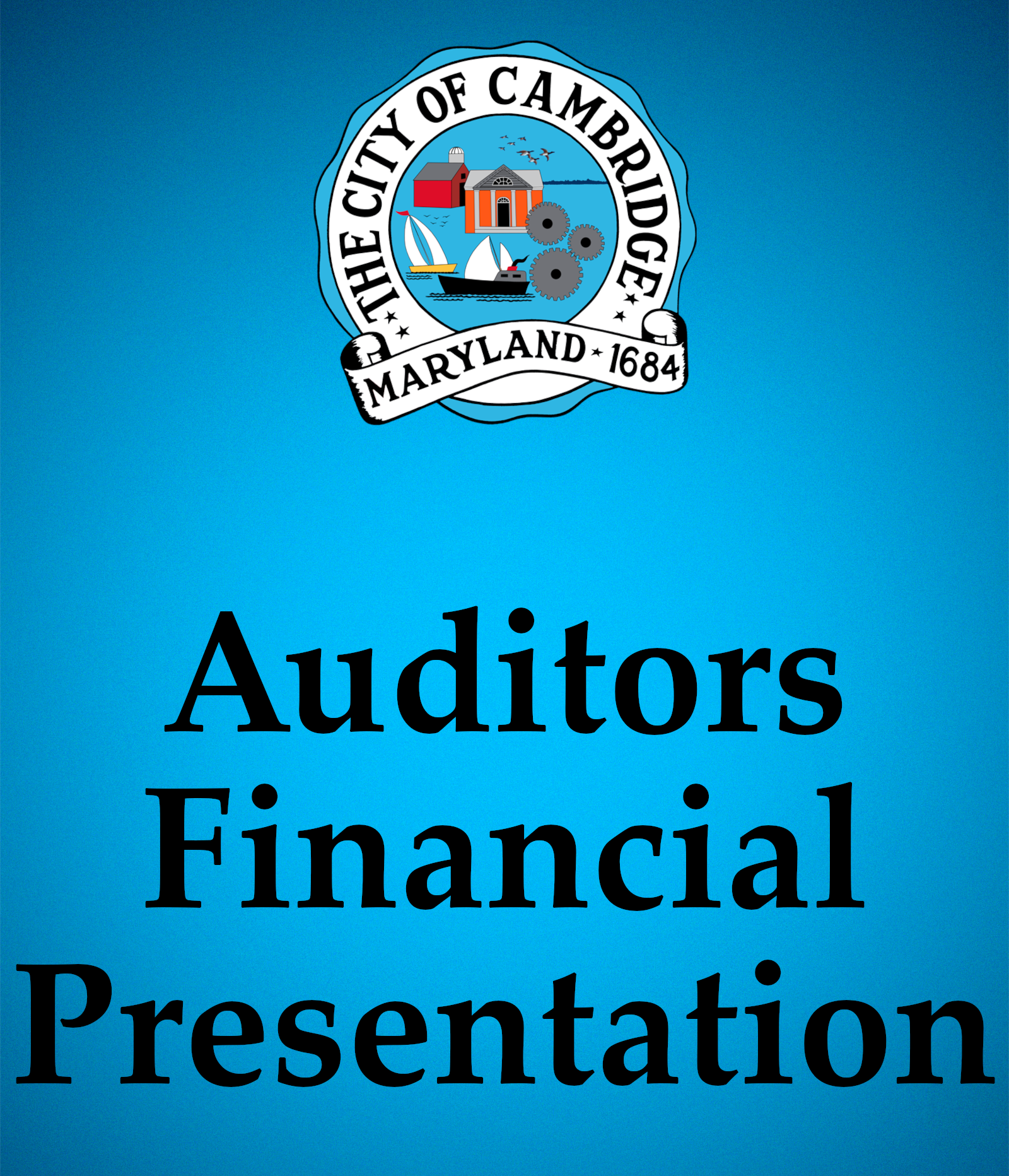 City of Cambridge Financial Presentation