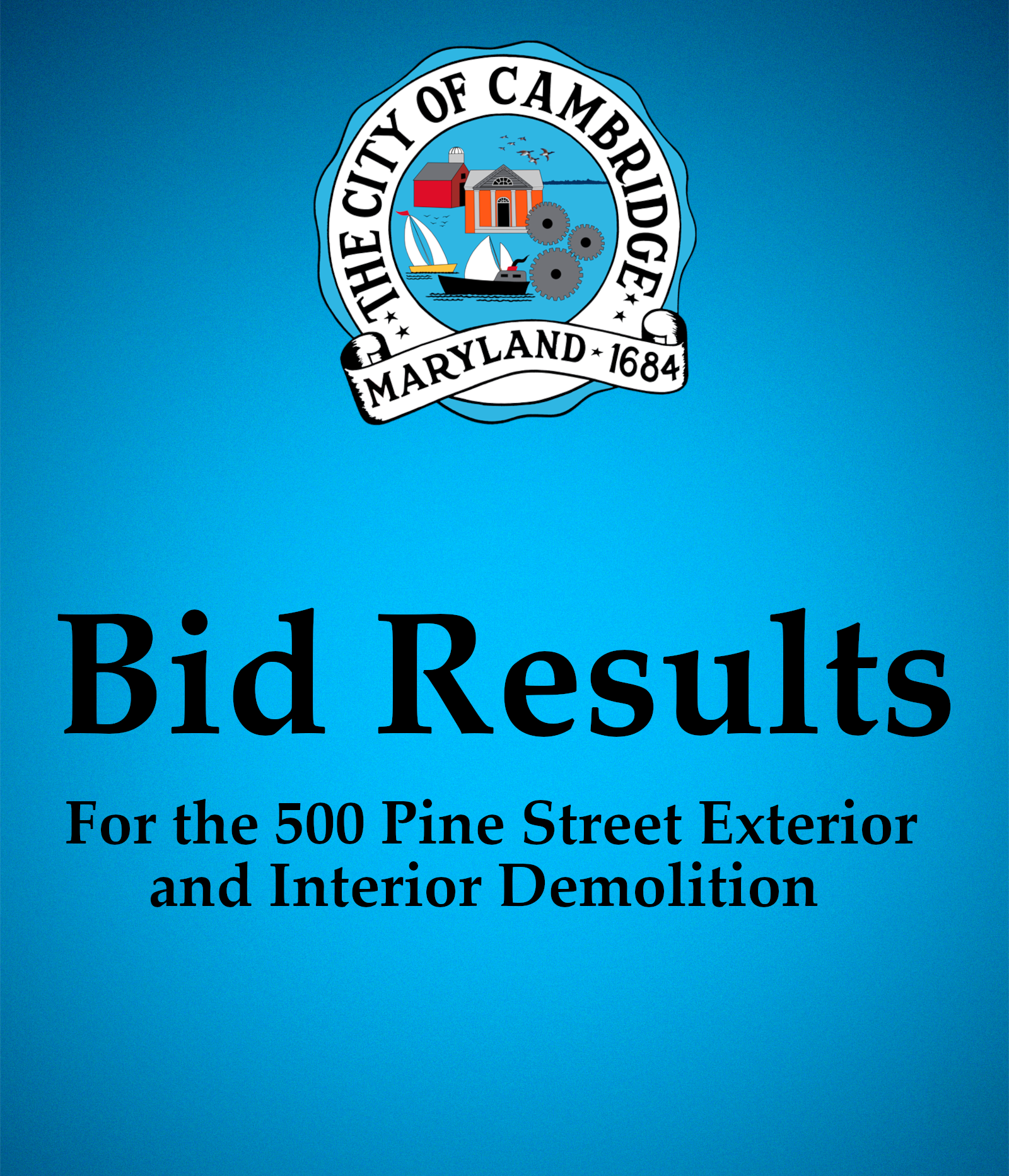City of Cambridge Bid Results