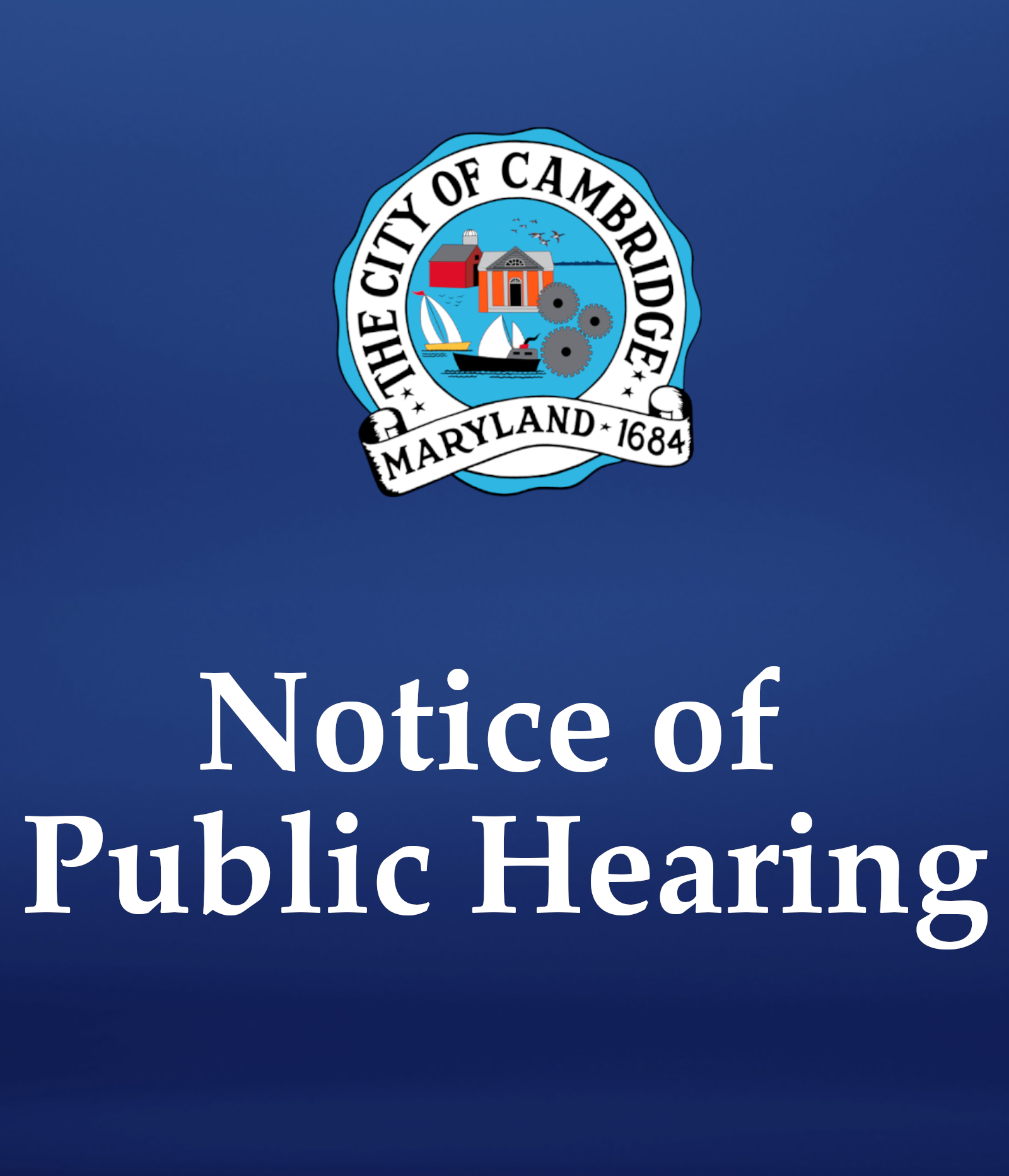 Notice of Public Hearing