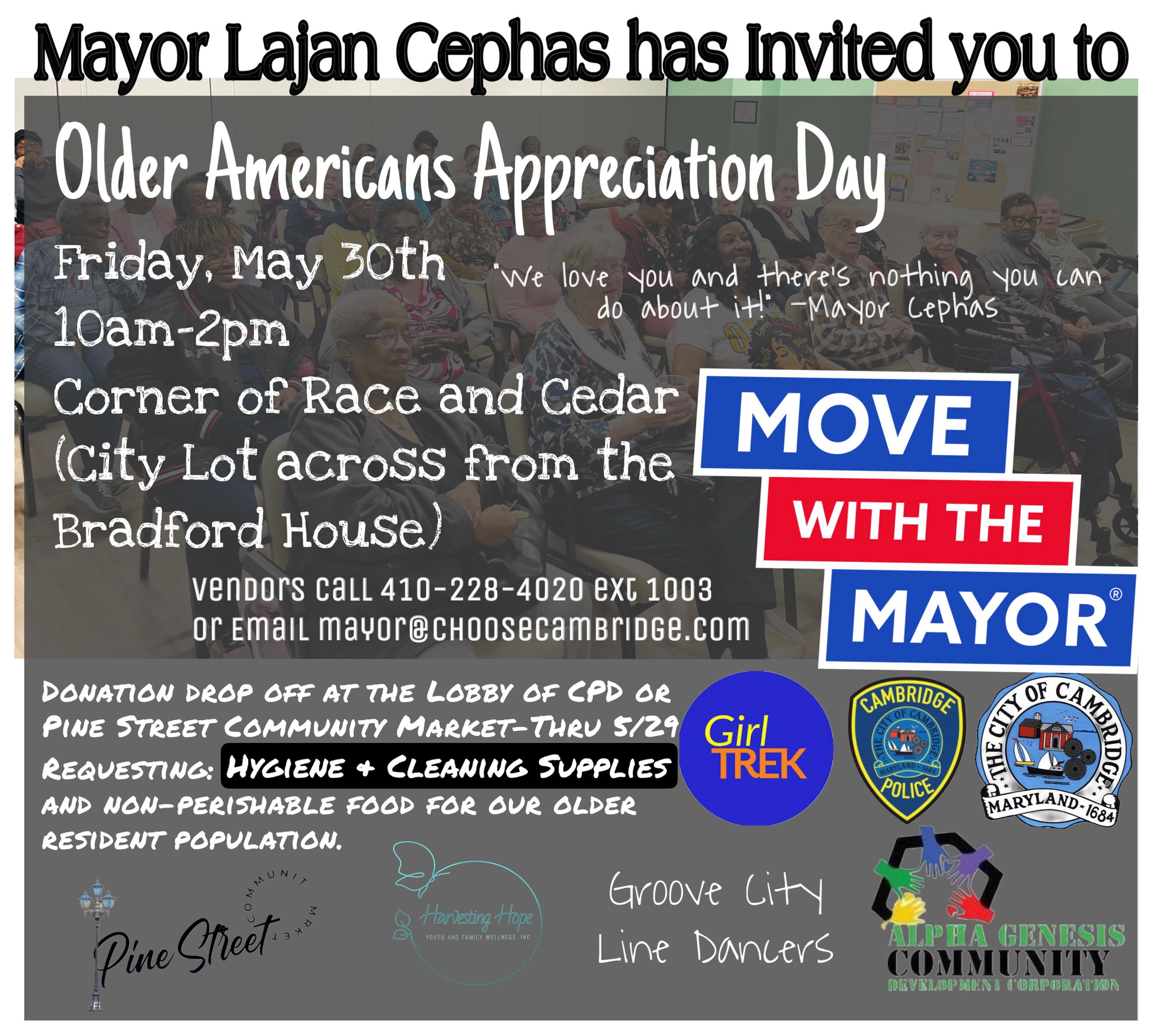 Move with Mayor Announcement