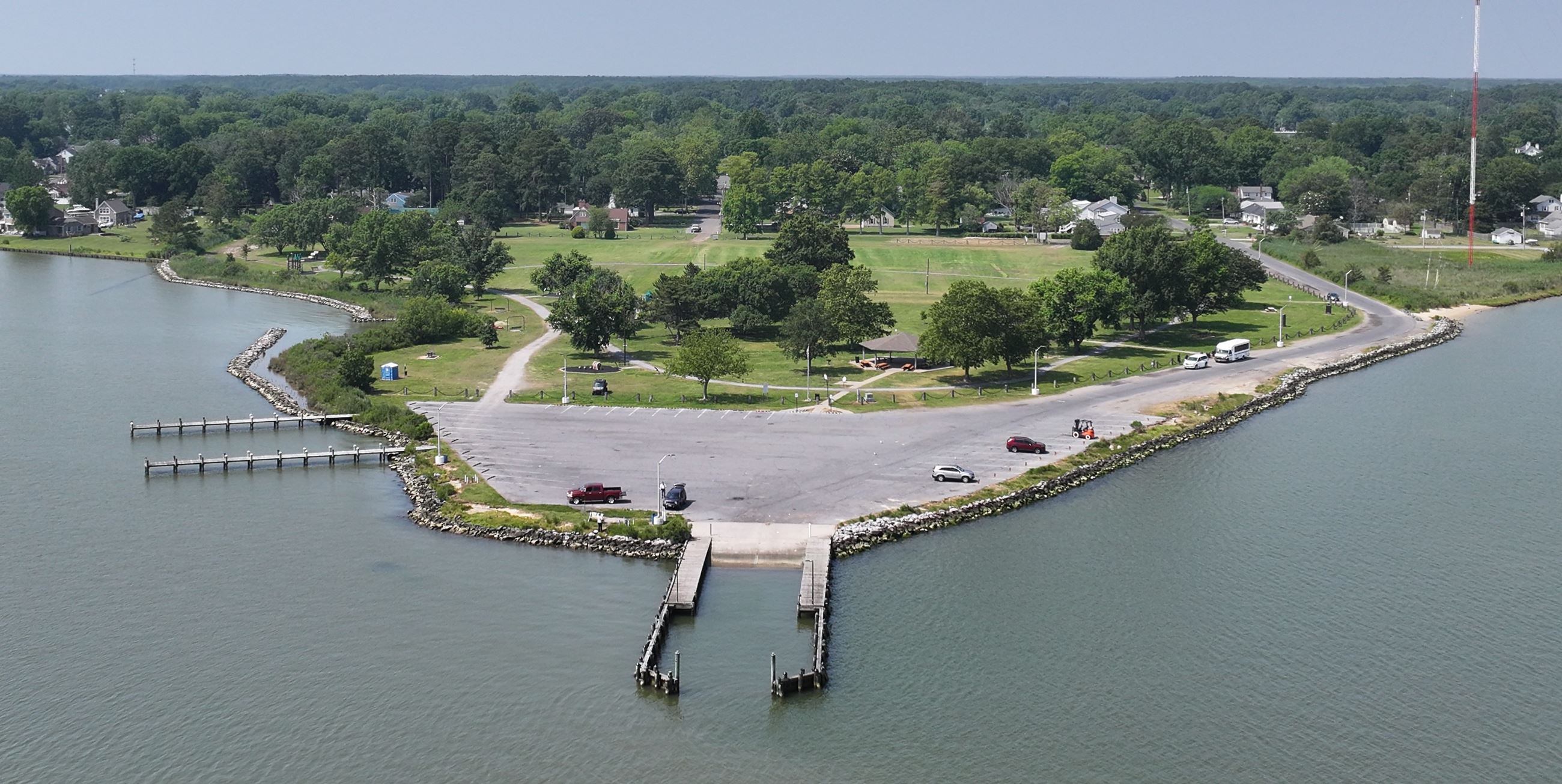 Park Front Aerial View Cropped